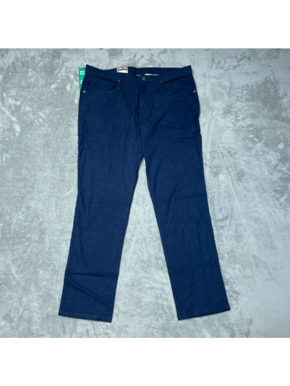 Kirkland Signature Men's 38x32 Navy 5-Pocket Stretch Pants d1753 - Picture 3 of 11